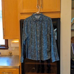 Izod, long sleeve, large , slim fit